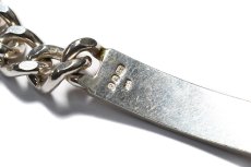 画像4: Vintage Silver ID Bracelet #006 (4)