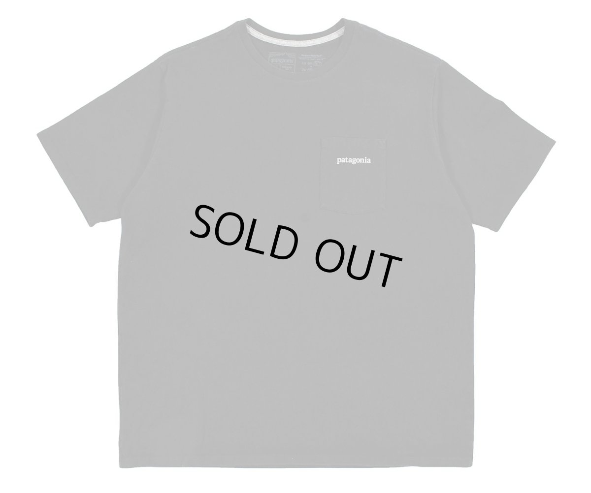 画像1: Used patagonia Print Pocket Tee Black (1)