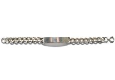 画像1: Vintage Silver ID Bracelet #006 (1)