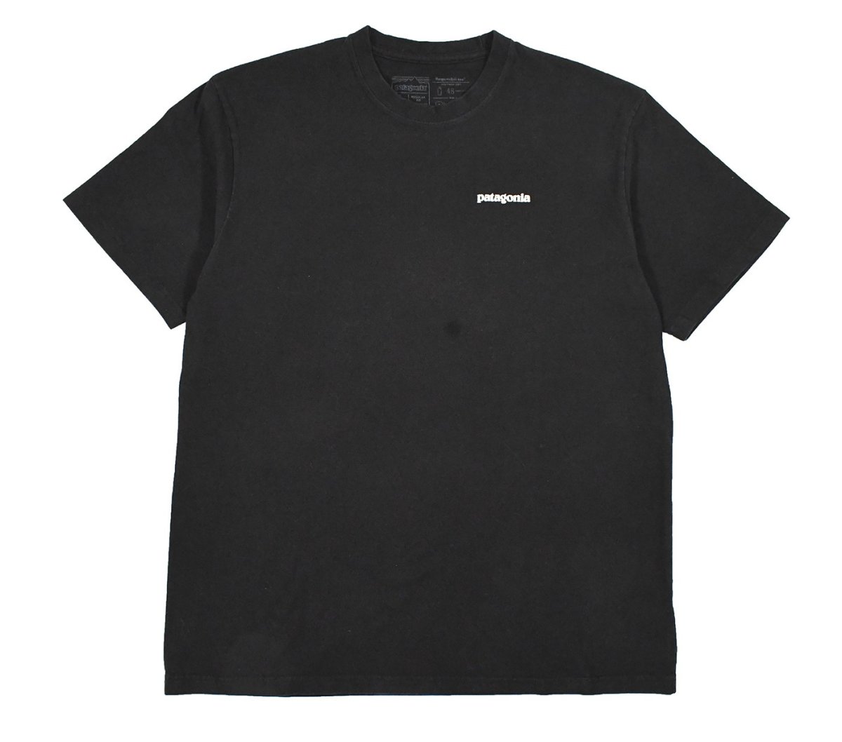 画像1: Used patagonia Print Tee Black (1)