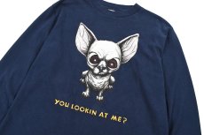 画像2: Used L/S Print Tee "You Lookin at Me?" made in USA (2)
