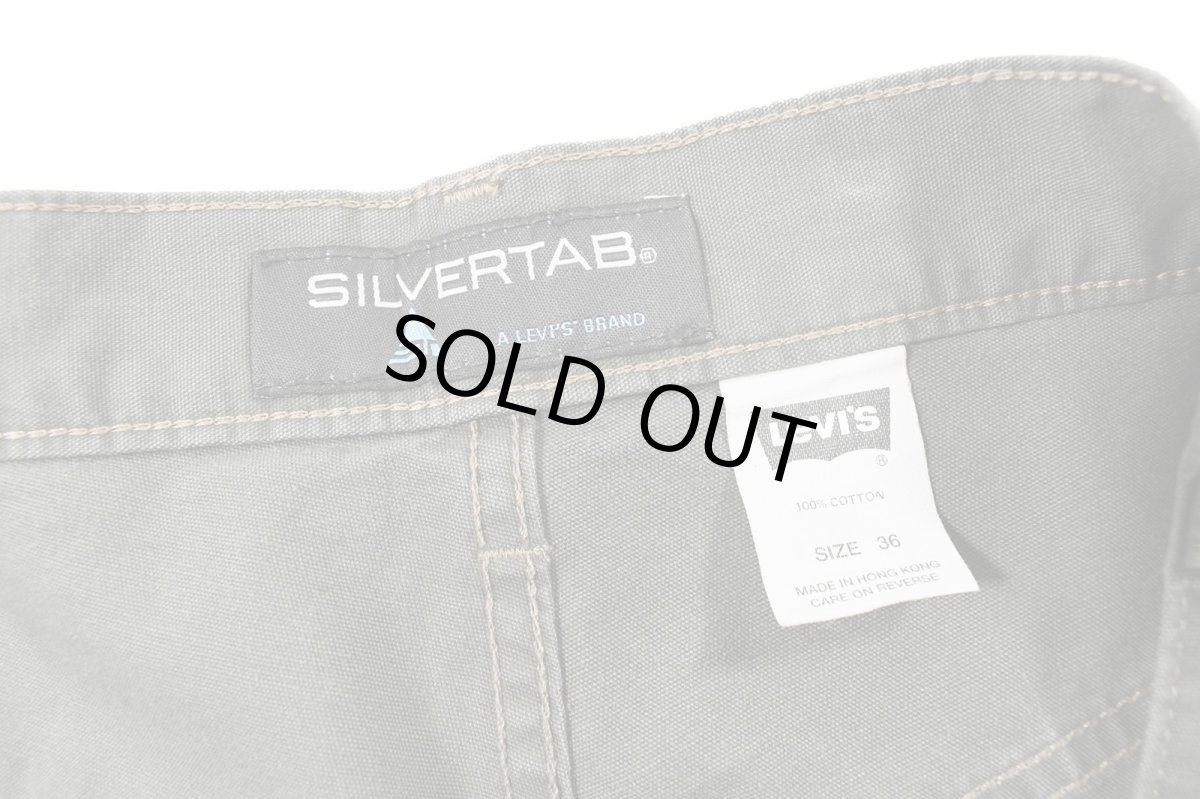画像4: 00s Deadstock Levi's Silver Tab Shorts Olive リーバイス (4)