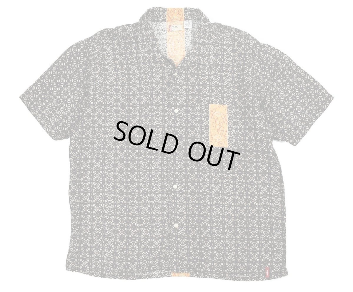 画像1: Used Levi's S/S Open Collar Linen/Rayon Shirt (1)