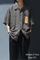 画像5: Used Levi's S/S Open Collar Linen/Rayon Shirt (5)