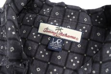 画像4: Used Tommy Bahama S/S Open Collar Silk Shirt (4)