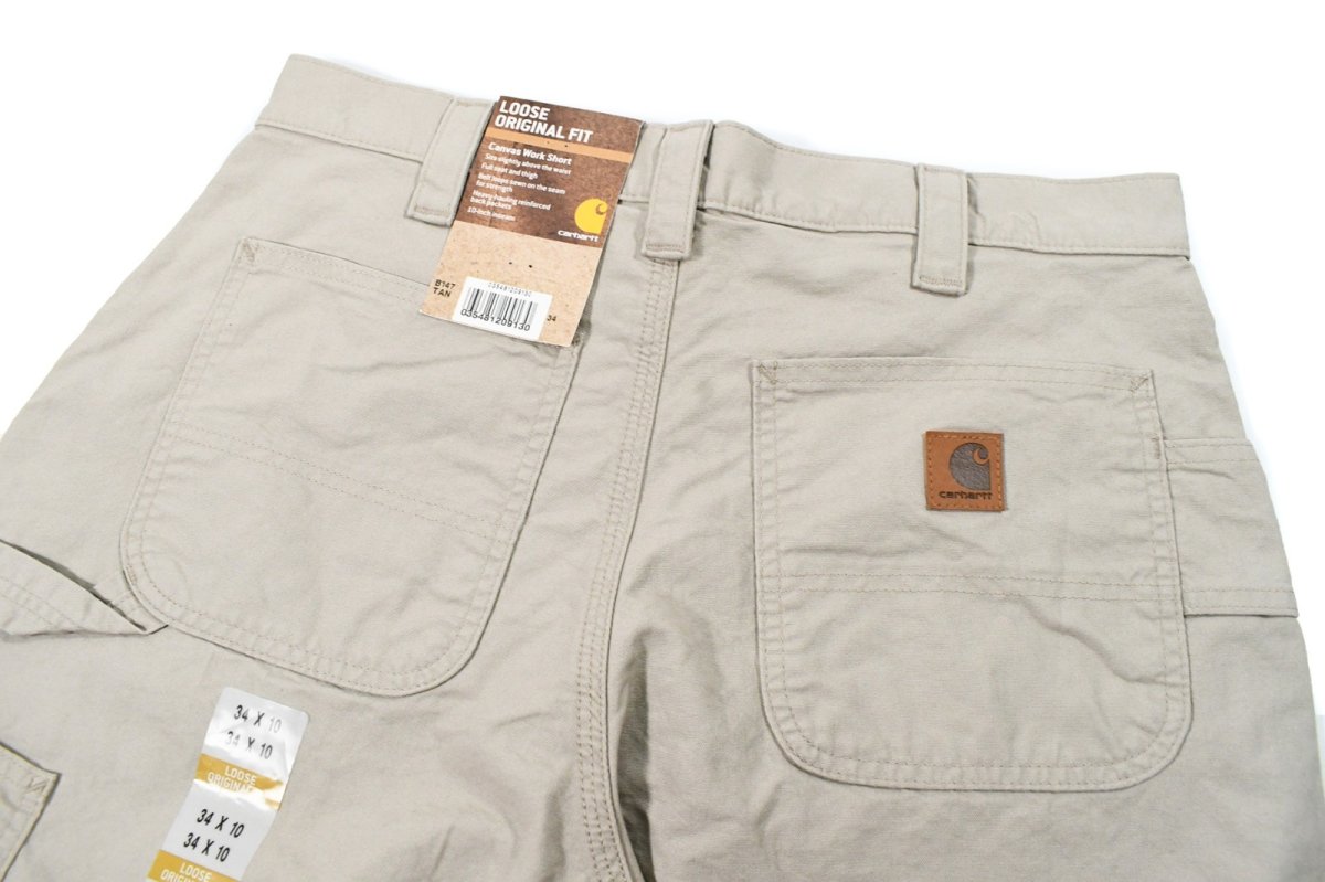 画像3: Carhartt Canvas Work Shorts Tan カーハート (3)