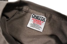 画像3: Deadstock Oneita Blank S/S Tee Brown made in USA (3)