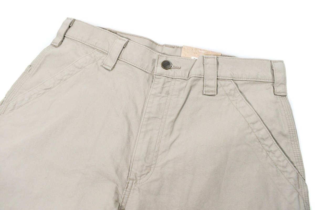 画像2: Carhartt Canvas Work Shorts Tan カーハート (2)