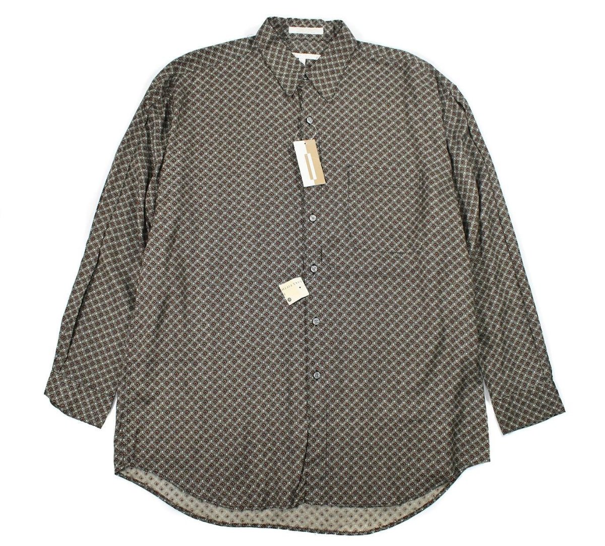 画像1: Used Perry Ellis Rayon Shirt (1)
