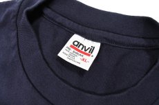 画像3: Used anvil Blank S/S Pocket Tee Navy made in USA (3)