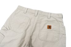 画像3: Used Carhartt Canvas Work Shorts Tan カーハート (3)