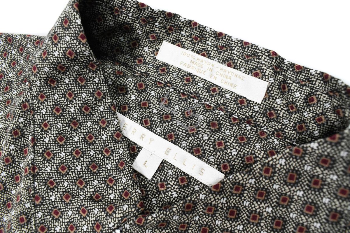 画像4: Used Perry Ellis Rayon Shirt (4)