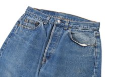 画像2: 90s Used Levi's 501 Denim Pants made in Canada リーバイス (2)