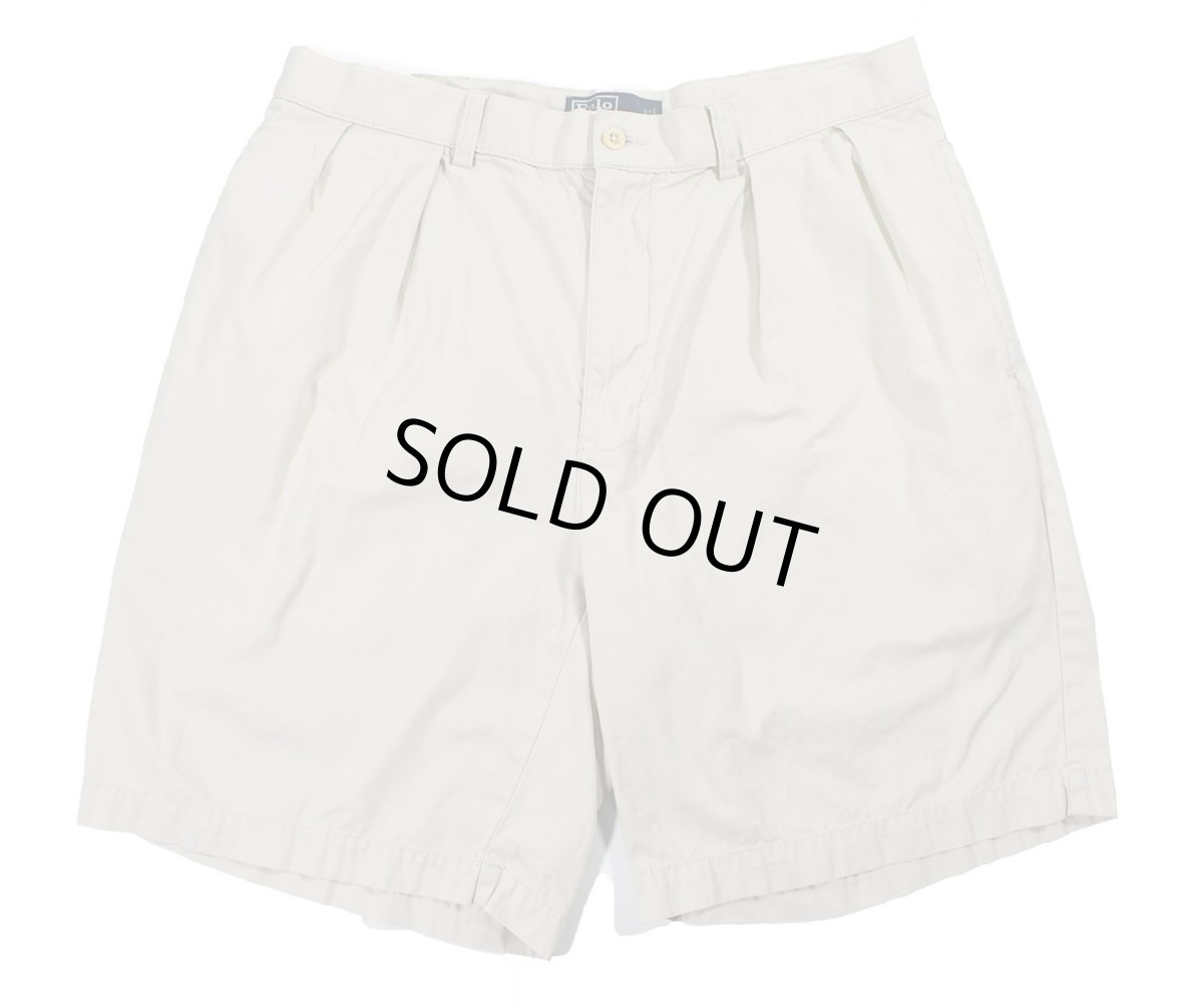画像1: Used Polo Ralph Lauren Pleated Chino Shorts ラルフローレン (1)