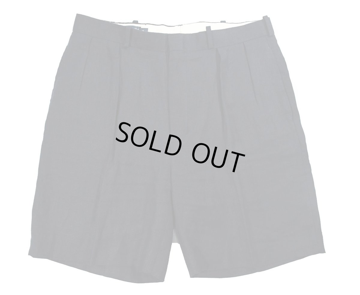 画像1: Used Polo Ralph Lauren Pleated Linen Shorts ラルフローレン (1)