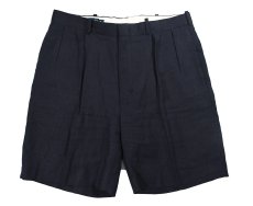 画像1: Used Polo Ralph Lauren Pleated Linen Shorts ラルフローレン (1)
