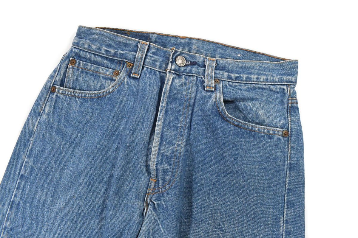 画像2: 87' Used Levi's 501 Denim Pants made in USA リーバイス (2)