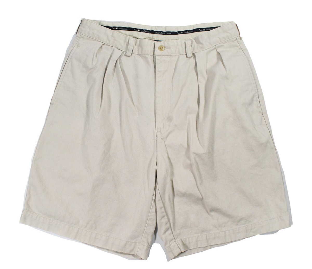 画像1: Used Polo Ralph Lauren Pleated Chino Shorts ラルフローレン (1)