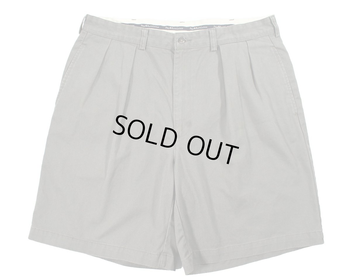 画像1: Used Polo Ralph Lauren Pleated Chino Shorts ラルフローレン (1)