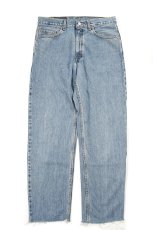 画像1: 01' Used Levi's 550 Cut Off Denim Pants made in USA リーバイス (1)