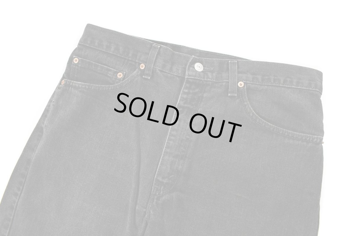 画像2: 02' Used Levi's 505 Denim Pants Black made in USA リーバイス (2)
