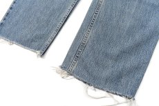 画像3: 01' Used Levi's 550 Cut Off Denim Pants made in USA リーバイス (3)