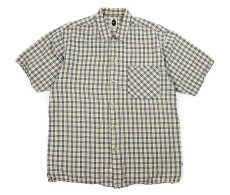 画像1: Used Bugle Boy S/S Cotton/Ramie Shirt (1)