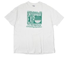 画像1: Used Corporate S/S Print Tee "IBM" made in USA (1)