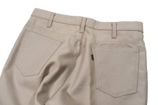 画像4: 80s Used Levi's 517 Flare Pants Khaki made in USA スタプレ (4)