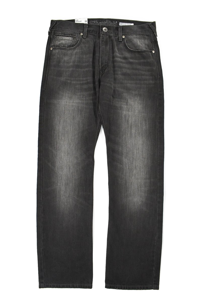 画像1: Deadstock Levi's Silver Tab Slim Straight Denim Pants リーバイス (1)