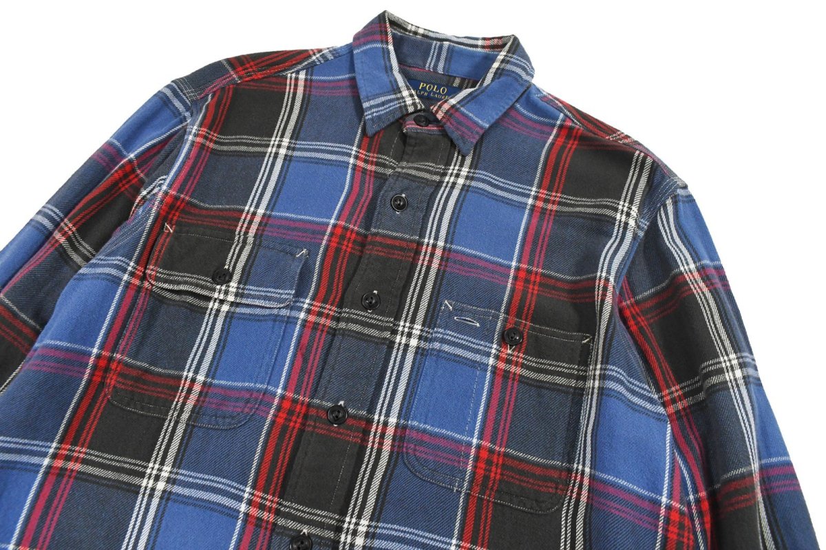 画像2: Used Polo Ralph Lauren Flannel Shirt (2)