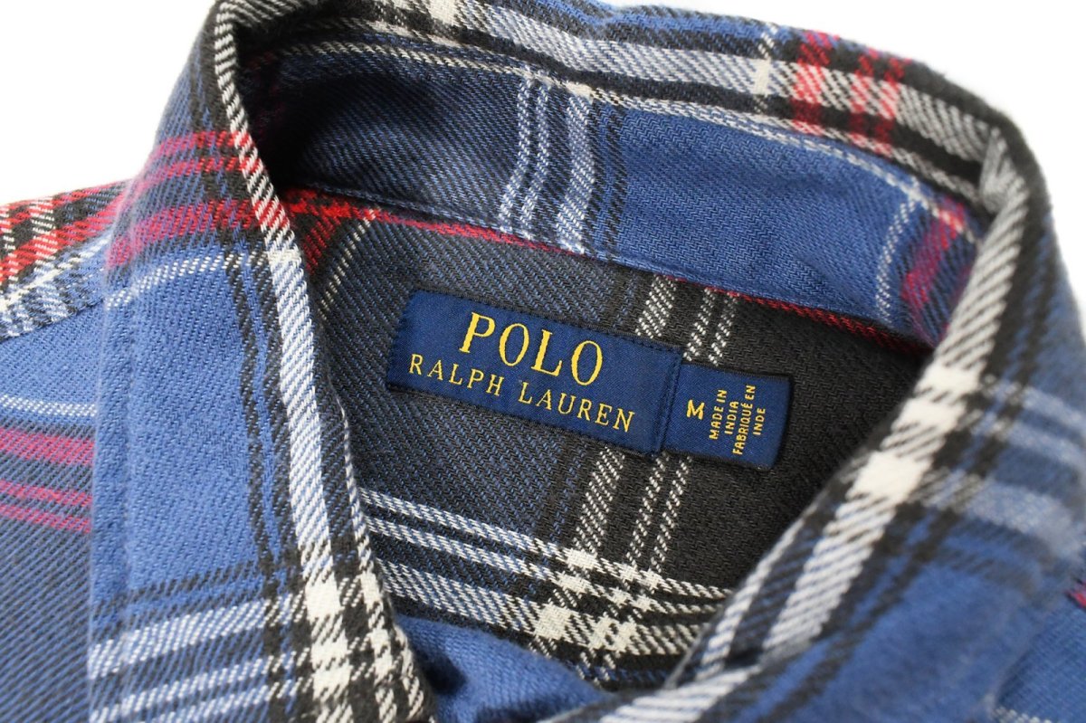 画像4: Used Polo Ralph Lauren Flannel Shirt (4)