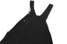 画像5: Used Carhartt Double Knee Duck Overall Black made in USA (5)