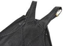 画像5: Used Carhartt Double Knee Duck Overall Black (5)