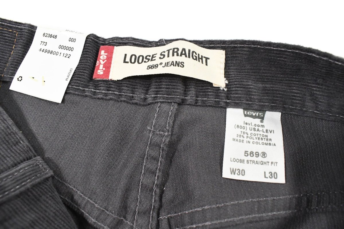画像6: Deadstock Levi's 569 Corduroy Pants Charcoal リーバイス (6)