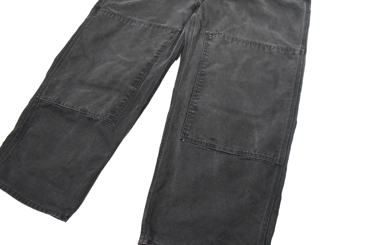 画像3: Used Carhartt Double Knee Duck Overall Black (3)