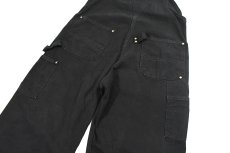 画像4: Used Carhartt Double Knee Duck Overall Black made in USA (4)