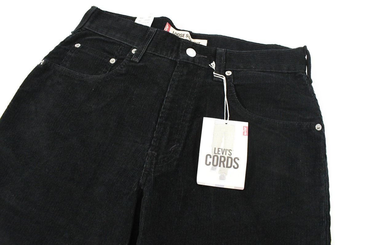 画像3: Deadstock Levi's 569 Corduroy Pants Black リーバイス (3)
