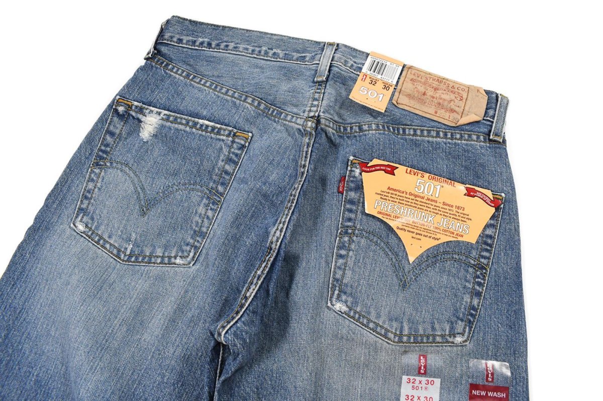 画像6: 05' Deadstock Levi's 501 Denim Pants #2212 リーバイス (6)