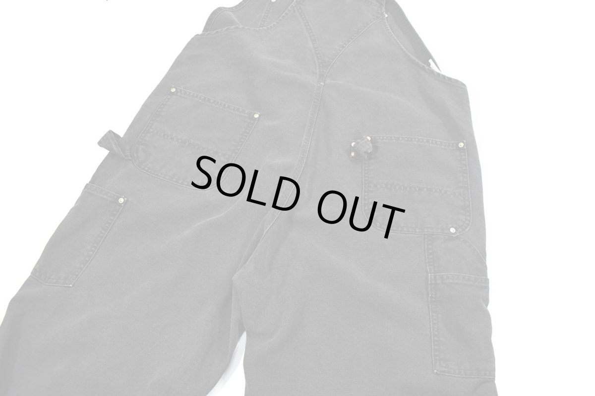 画像4: Used Carhartt Double Knee Duck Overall Black (4)