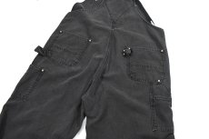画像4: Used Carhartt Double Knee Duck Overall Black (4)