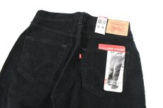 画像5: Deadstock Levi's 569 Corduroy Pants Black リーバイス (5)