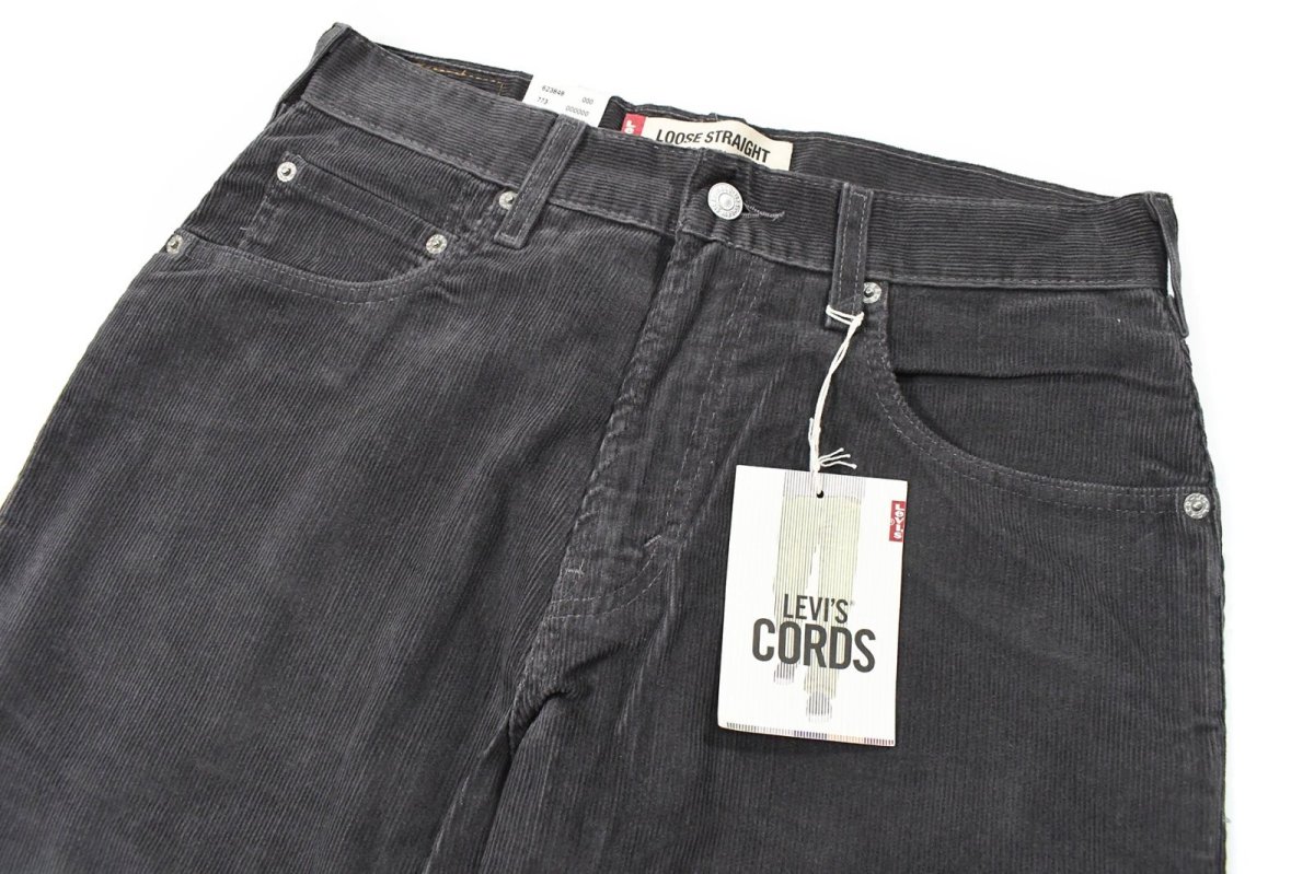 画像3: Deadstock Levi's 569 Corduroy Pants Charcoal リーバイス (3)