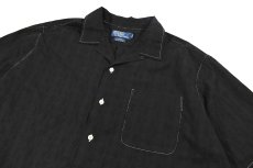 画像2: Used Polo Ralph Lauren Linen S/S Open Collar Shirt "Caldwell" (2)