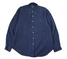 画像1: Used Polo Ralph Lauren Linen B/D Shirt "Classic Fit" (1)