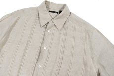 画像2: Used Claiborne S/S Guayabera Linen Shirt (2)