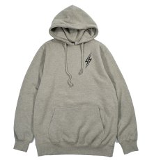 画像1: Deadstock Stussy Print Sweat Hoodie Grey (1)
