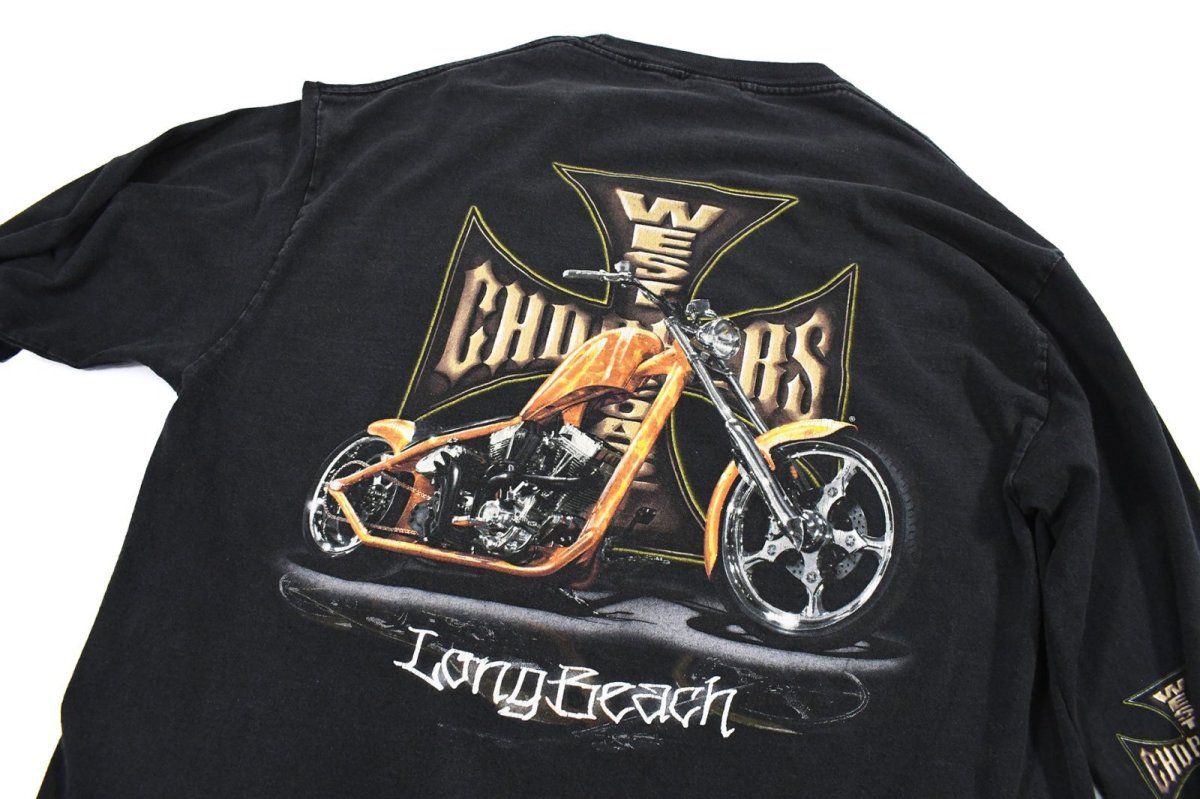 画像5: Used West Coast Choppers L/S Print Tee (5)