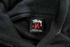 画像4: Deadstock Stussy Print Sweat Hoodie Black (4)