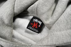 画像4: Deadstock Stussy Print Sweat Hoodie Grey (4)